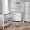 Nursery & Home CuddleCo 3 Piece Sets | Cuddleco Clara 3 Pc Nursery Furniture Set (Cot Bed, Wardrobe & Dresser