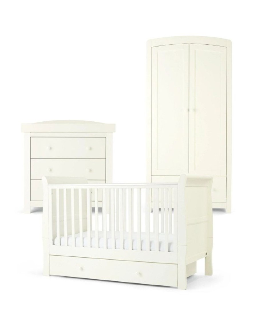 Nursery & Home Millie & Ralph 3 Piece Sets | Mamas & Papas Mia 3Pc Cotbed Set - White/Natural