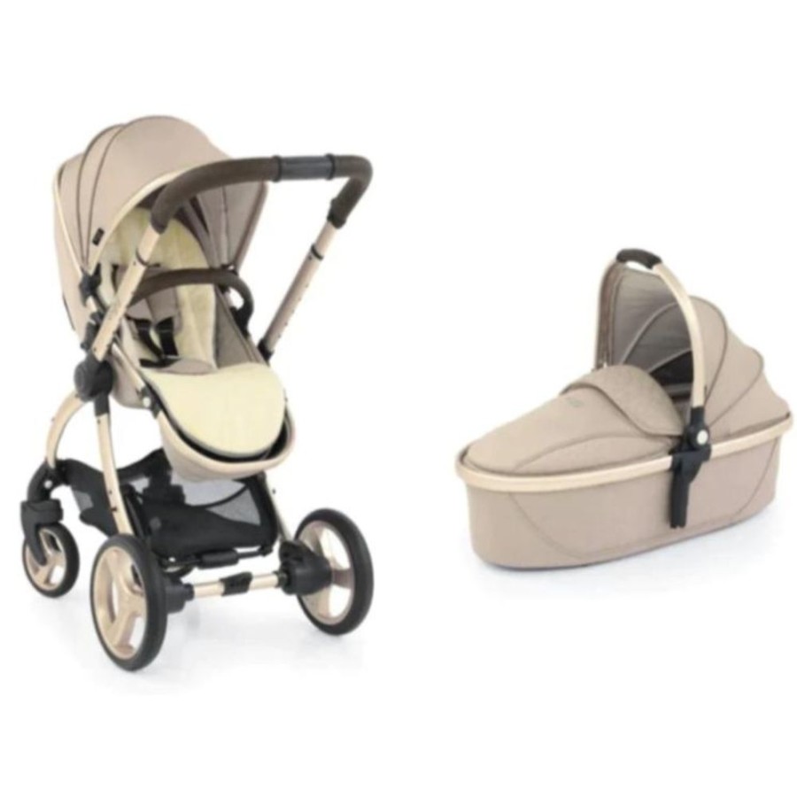 Prams & Pushchairs Egg2 | Egg 2 Stroller & Carrycot - Feather (Champagne Frame)