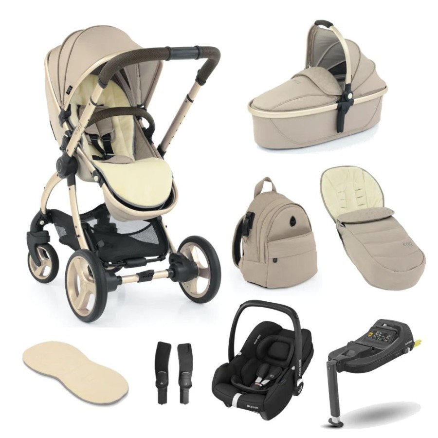 Prams & Pushchairs Egg2 | Egg 2 Luxury Travel Bundle With Maxi-Cosi Cabriofix I-Size Car Seat -