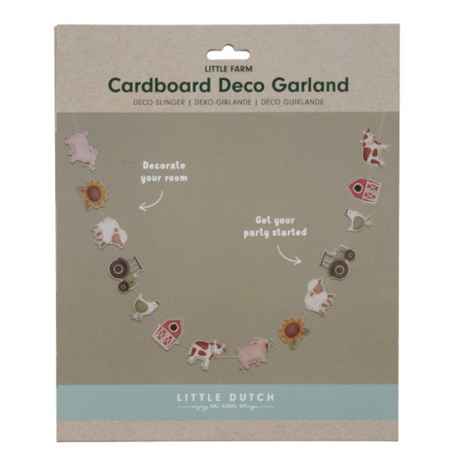 Nursery & Home Little Dutch Baby Playtime | Little Dutch Little Farm - Cardboard Deco Garland