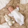 Clothing Dandelion Premature | White Rabbit & Star Ribbed Sleepsuit