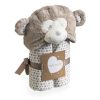 Nursery & Home Clair De Lune Blankets | Little Monkey Hooded Blanket