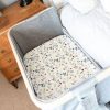 Nursery & Home Millie & Ralph Moses Baskets & Bedside Cribs | Gilded Bird Wild Bee Bedside Crib Sheet/Changing Mat Cover