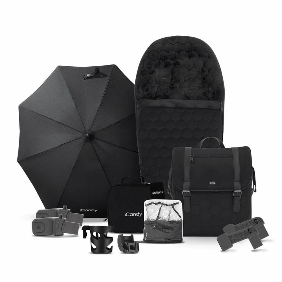 Prams & Pushchairs iCandy | Icandy Core Complete Bundle - Black