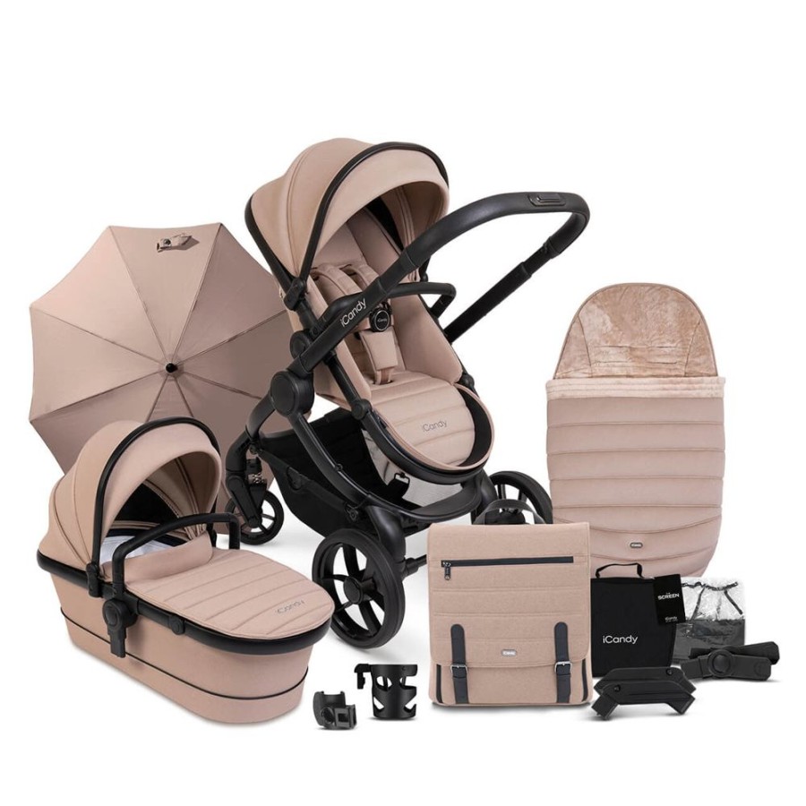 Prams & Pushchairs iCandy | Icandy Peach 7 Pushchair Bundle - Cookie