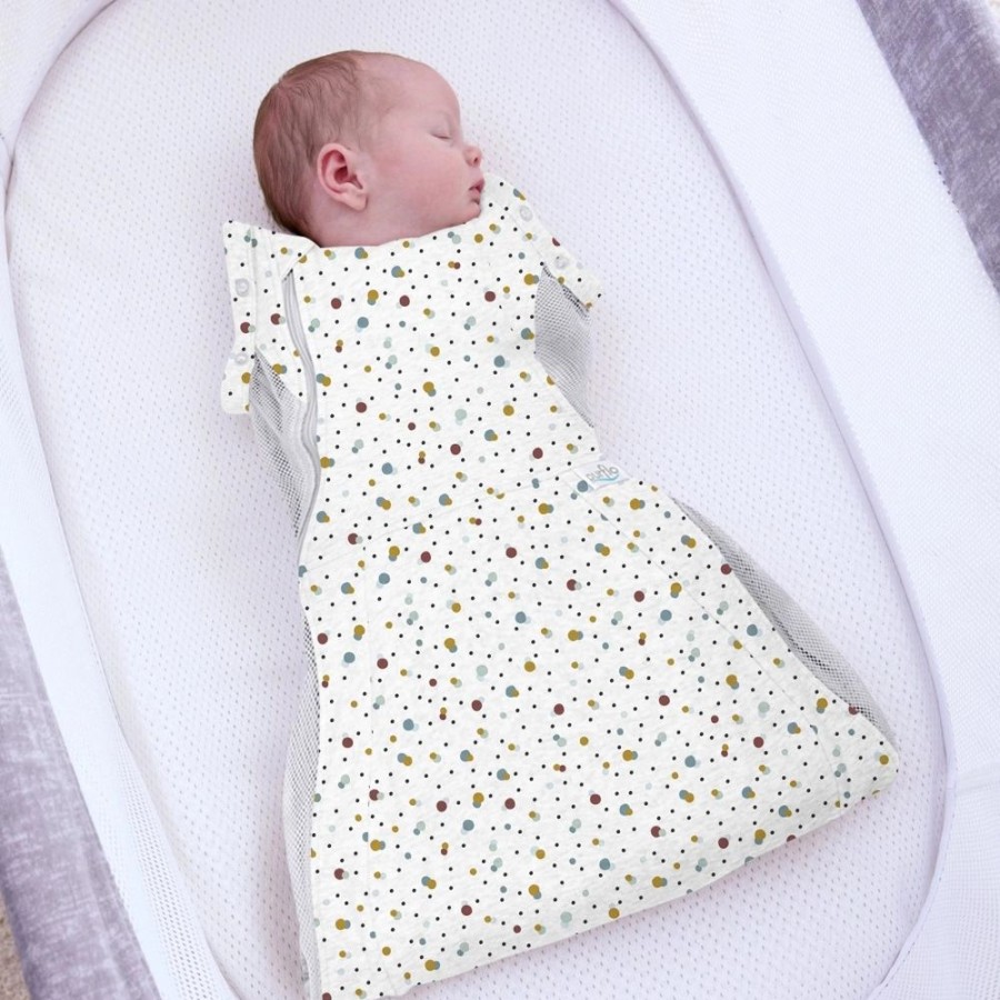 Nursery & Home Purflo Bedding & Sleepwear | Purflo Swaddle To Sleep Bag 0.5 Tog - Scandi Spot