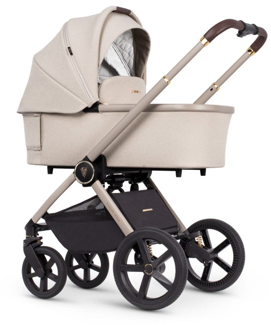 Prams & Pushchairs Venicci | Venicci Upline 2-In-1 Pram Package - Stone Beige