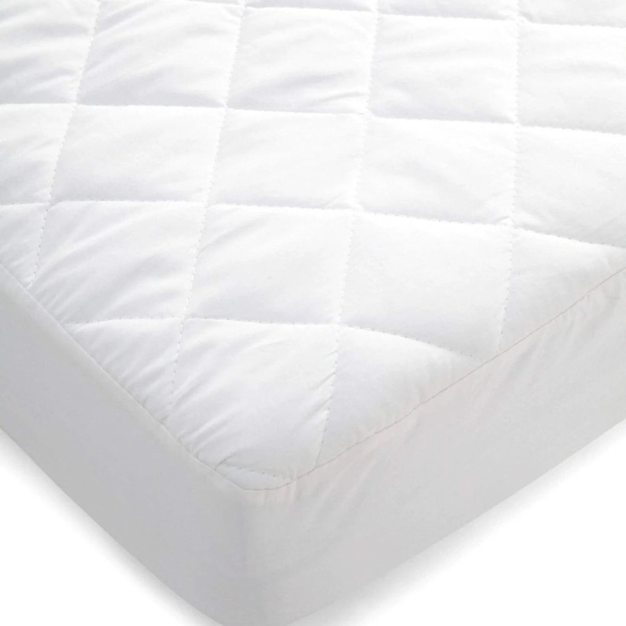 Nursery & Home Mamas & Papas Bedding & Sleepwear | Mamas & Papas Anti-Allergy Quilted Waterproof Cotbed Mattress Protecto