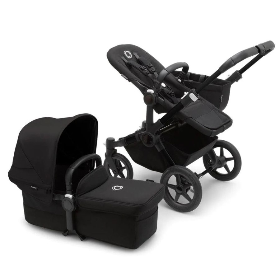 Prams & Pushchairs Bugaboo | Bugaboo Donkey 5 Mono Complete - Black/Midnight Black