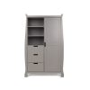 Nursery & Home Obaby Wardrobes | Obaby Stamford Sleigh Double Wardrobe- Taupe Grey