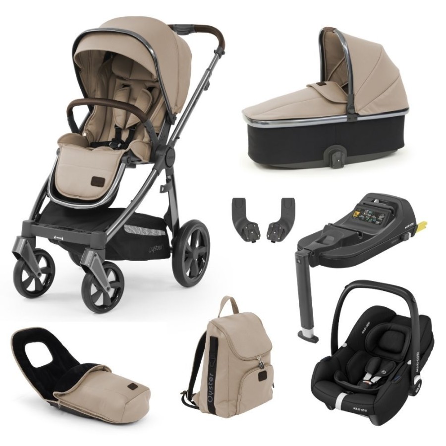 Prams & Pushchairs BabyStyle | Oyster 3 Luxury 7 Pc Travel System Bundle With Maxi-Cosi Cabriofix Car