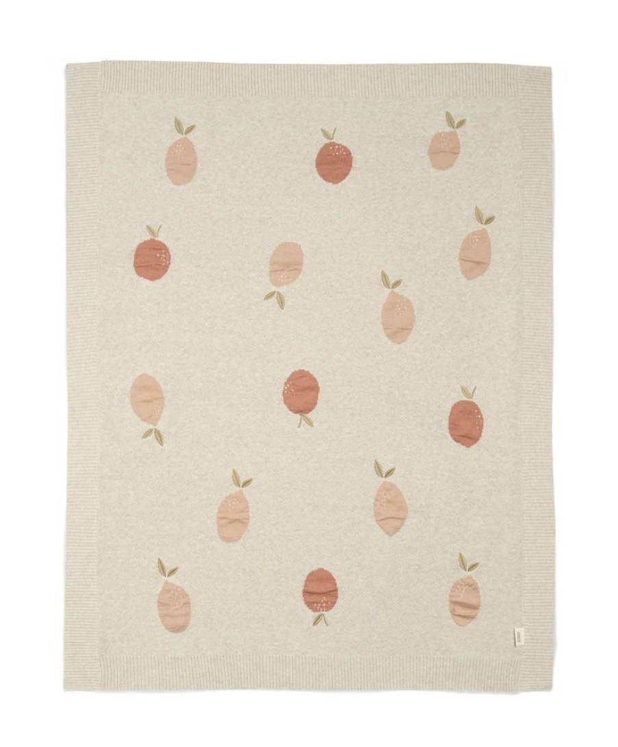 Nursery & Home Millie & Ralph Bedding & Sleepwear | Mamas & Papas Welcome To The World Seedling Knitted Blanket - Fruit