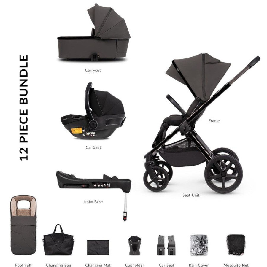 Prams & Pushchairs Venicci | Venicci Upline Se 3-In-1 Travel System Bundle - Lava