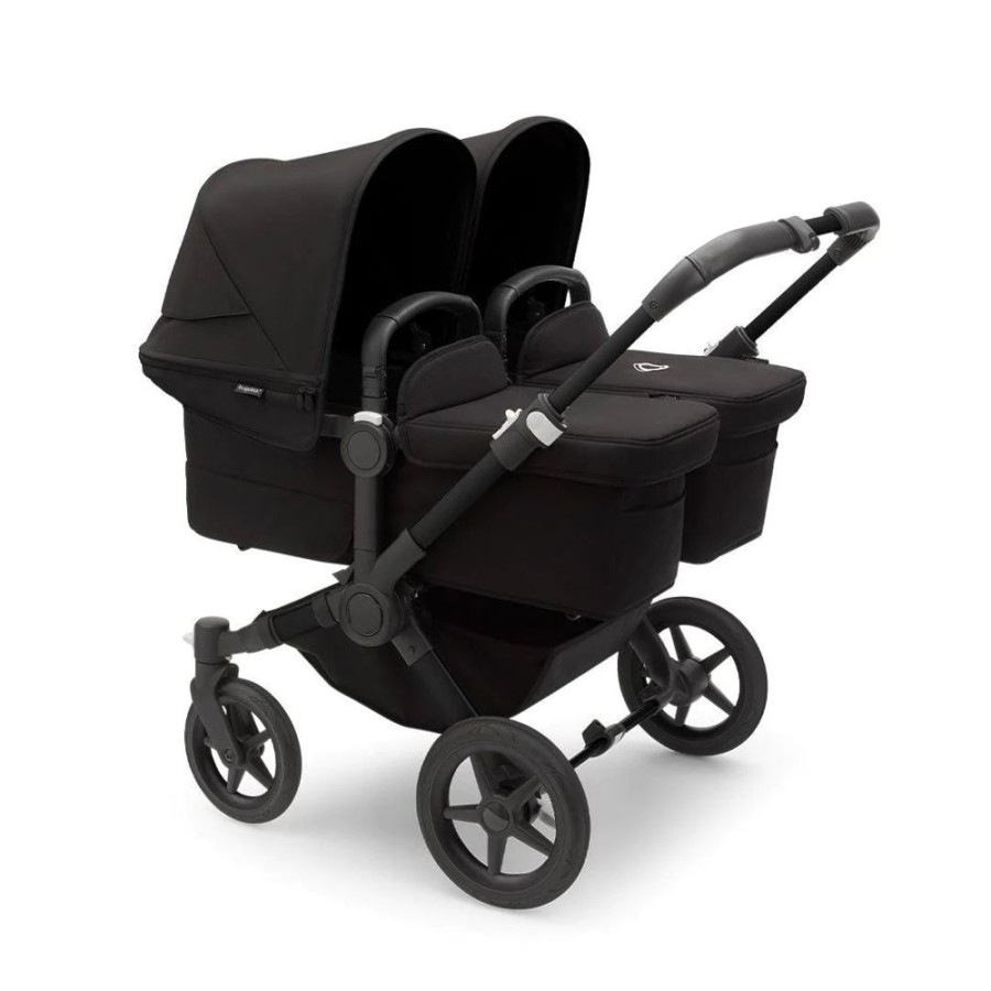 Prams & Pushchairs Bugaboo | Bugaboo Donkey 5 Twin Pushchair - Black/Midnight Black