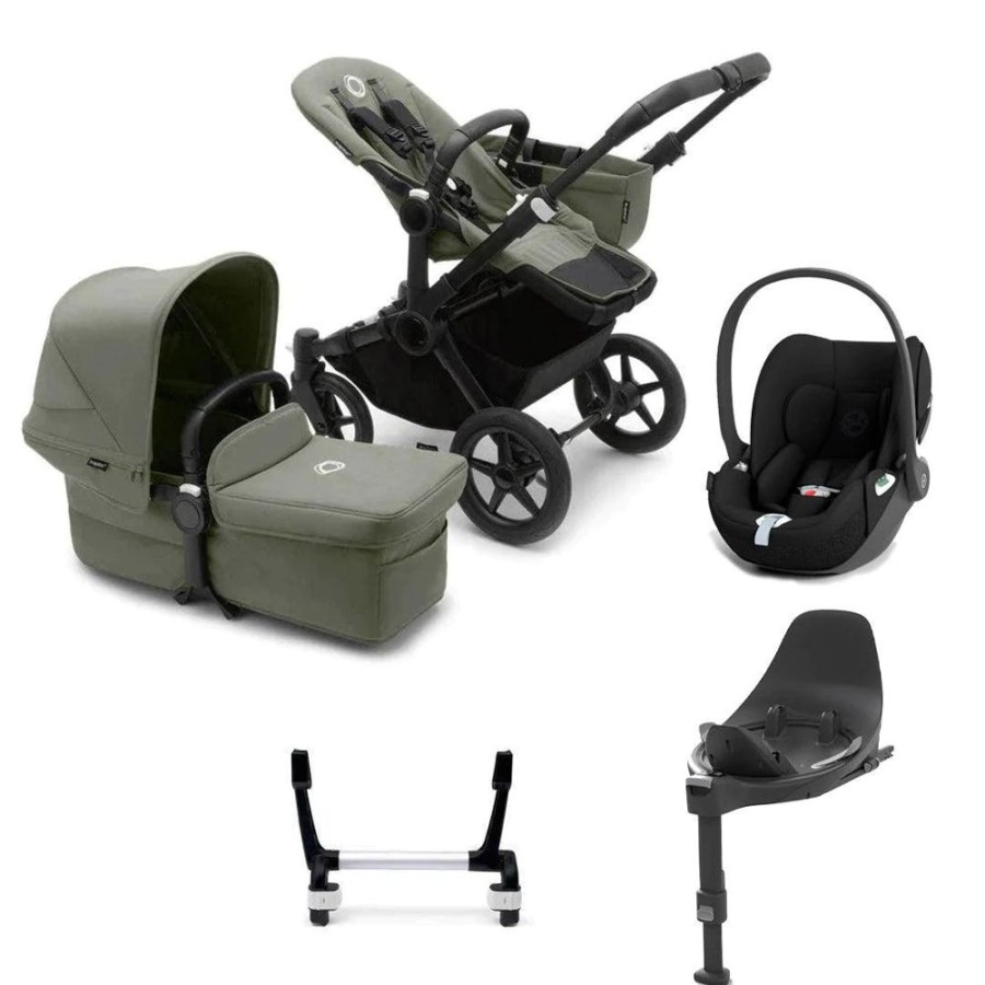 Prams & Pushchairs Bugaboo | Bugaboo Donkey 5 Mono Pushchair Travel System Bundle With Cloud T - Fo