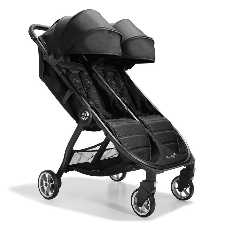 Prams & Pushchairs Millie & Ralph | Baby Jogger City Tour 2 Double Stroller - Pitch Black