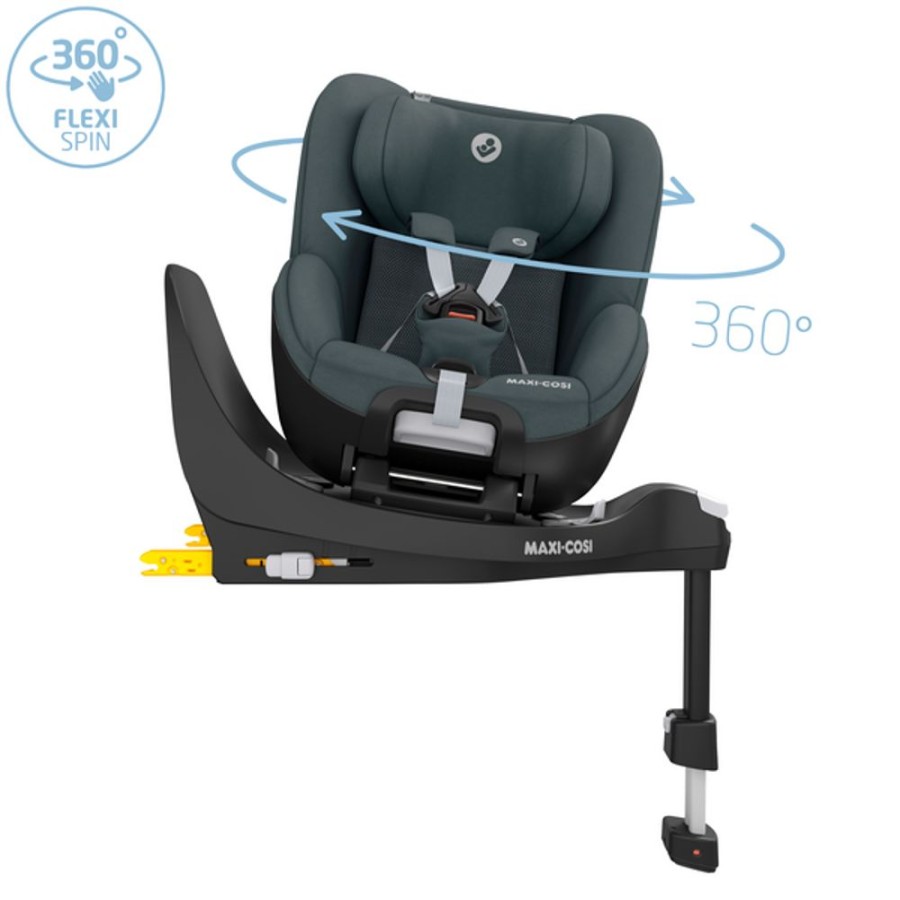 Prams & Pushchairs Millie & Ralph | Maxi-Cosi Pearl 360 I-Size Car Seat - Authentic Graphite