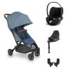 Prams & Pushchairs UPPAbaby | Uppababy Minu V2 Travel System Bundle With Cybex Cloud T - Charlotte