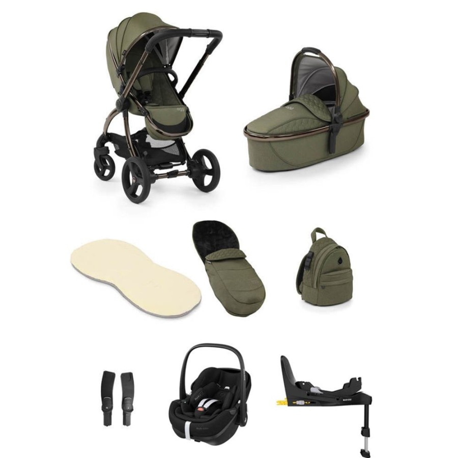 Prams & Pushchairs Egg2 | Egg 2 Luxury Travel Bundle With Maxi-Cosi Pebble 360 Pro Car Seat - Hu