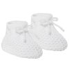 Clothing Millie & Ralph Shoes & Booties | White Knit Bow Booties