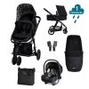 Prams & Pushchairs Cosatto | Cosatto Giggle 2 In 1 I-Size Accessories Bundle - Silhouette