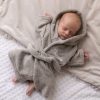 Clothing Millie & Ralph Outfits | Personalised Super Soft Dressing Gown - Grey