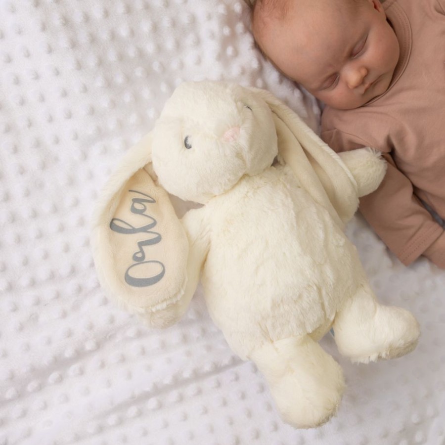 Personalised Millie & Ralph | Personalised Dawn White Bunny Soft Toy