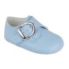 Clothing Baypods Shoes & Booties | Boys Blue Buckled Soft Sole Shoe