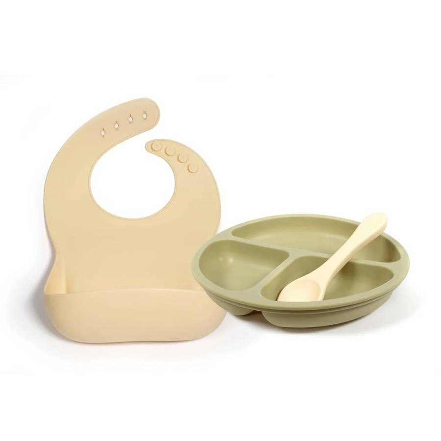 Nursery & Home Millie & Ralph Nursery Decor | Baby Dc - Meal Time Set - Willow & Sand