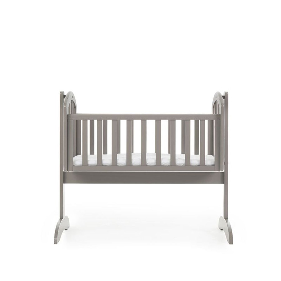 Nursery & Home Obaby Moses Baskets & Bedside Cribs | Obaby Sophie Swinging Crib - Taupe Grey