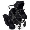 Prams & Pushchairs iCandy | Icandy Peach 7 Double Pushchair Bundle - Black Edition