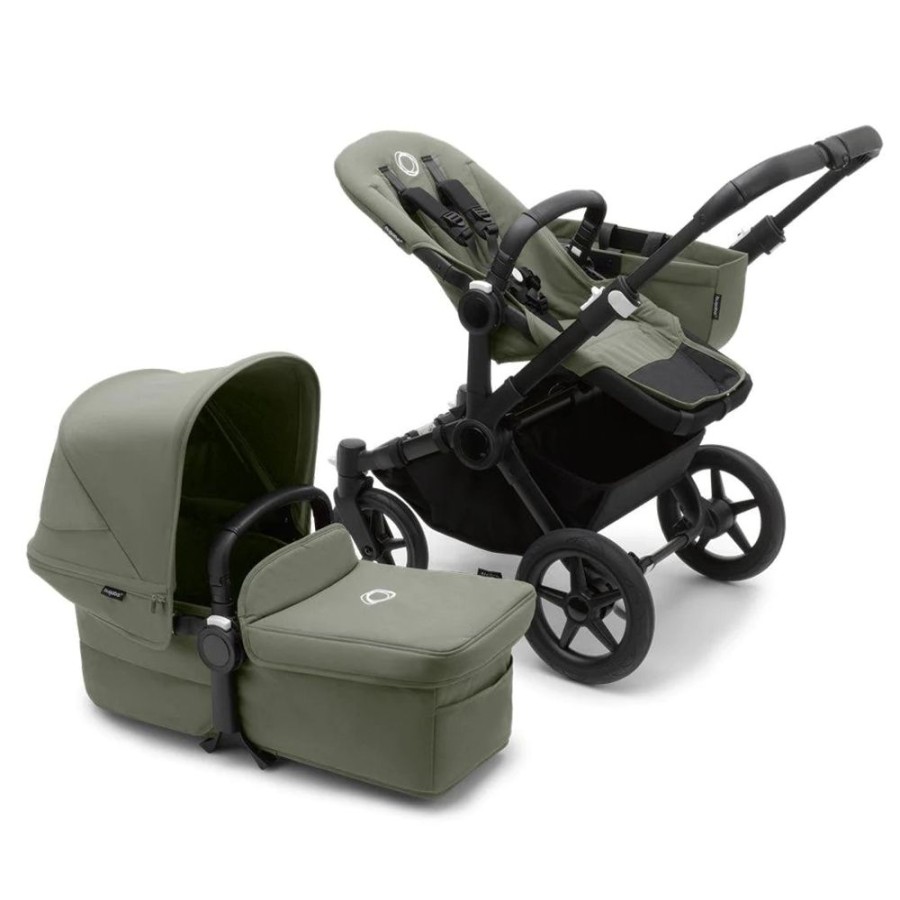 Prams & Pushchairs Bugaboo | Bugaboo Donkey 5 Mono Complete - Black/Forest Green