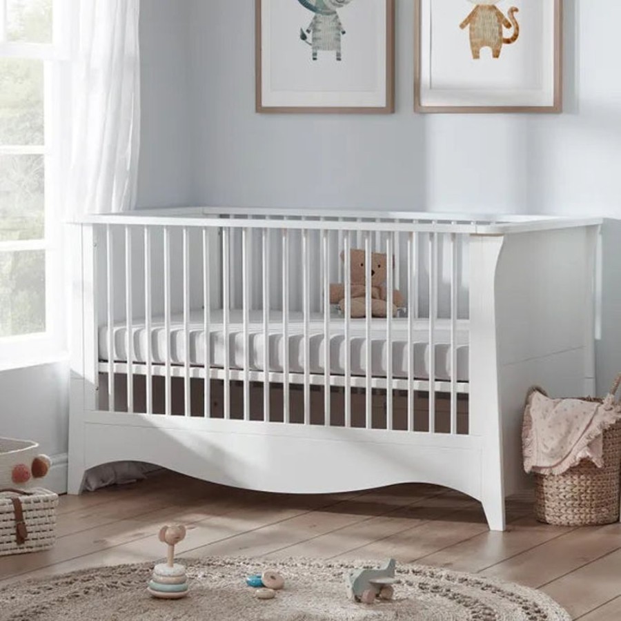 Nursery & Home CuddleCo Cots & Cotbeds | Cuddleco Clara Cot Bed - White & Ash