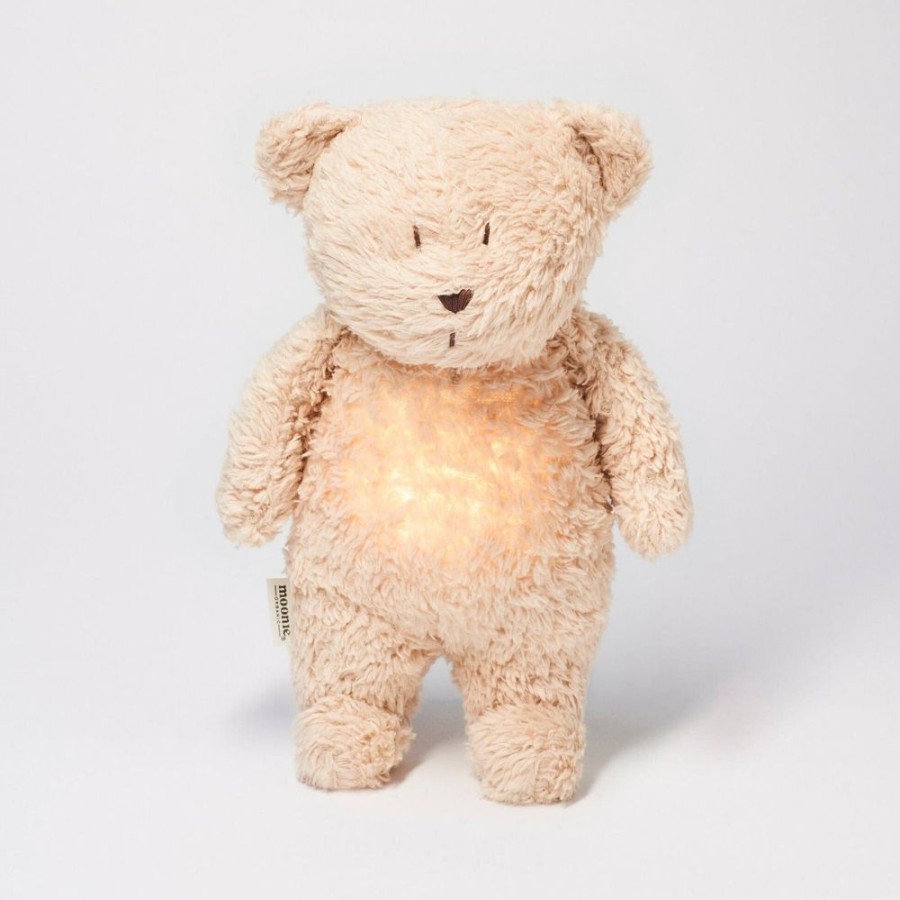 Nursery & Home Moonie Night Lights & Sleep Aids | Moonie - Humming Friend Bear Nightlight - Sand