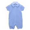 Clothing Pex Rompers | Powell' Blue Cross Stitch Romper