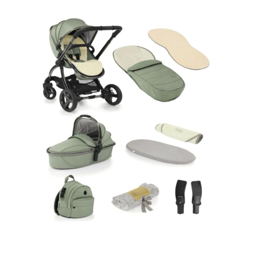 Prams & Pushchairs Egg2 | Egg 2 Snuggle Package 9 Piece Bundle - Seagrass