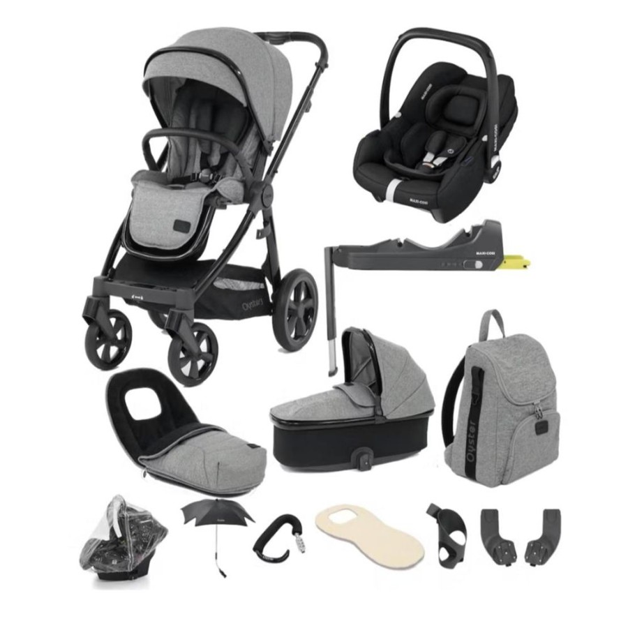 Prams & Pushchairs BabyStyle | Oyster 3 Ultimate 12 Pc Travel System Bundle With Maxi-Cosi Cabriofix