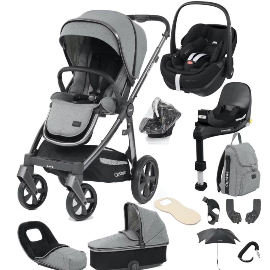 Prams & Pushchairs BabyStyle | Oyster 3 Ultimate 12 Pc Travel System Bundle With Maxi-Cosi Pebble 360