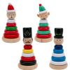 Nursery & Home Millie & Ralph Baby Playtime | North Pole Novelties Festive Christmas Wooden Tower Stacking Game - Sn