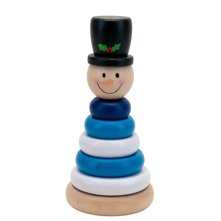 Nursery & Home Millie & Ralph Baby Playtime | North Pole Novelties Festive Christmas Wooden Tower Stacking Game - Sn