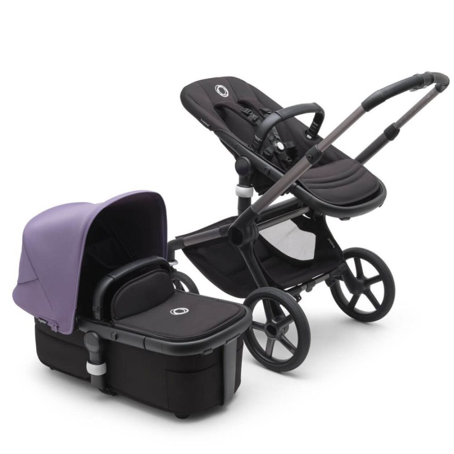 Prams & Pushchairs Bugaboo | Bugaboo Fox 5 Complete Pushchair Graphite/Midnight Black - Choose Your