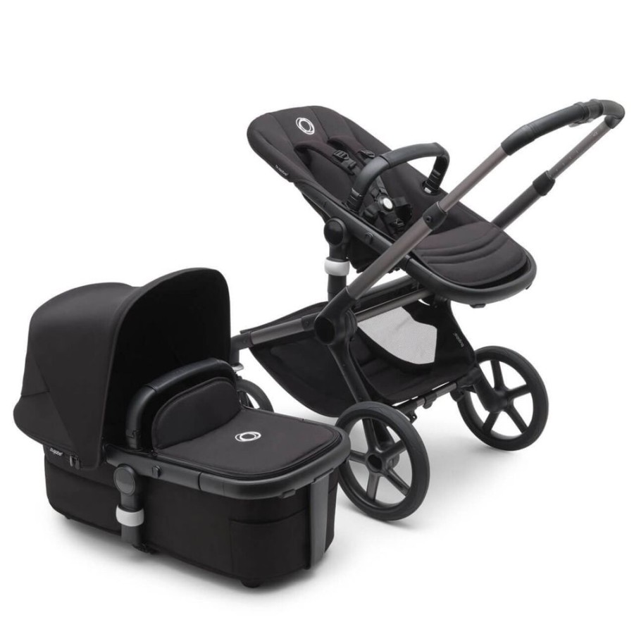 Prams & Pushchairs Bugaboo | Bugaboo Fox 5 Complete Pushchair Graphite/Midnight Black - Choose Your