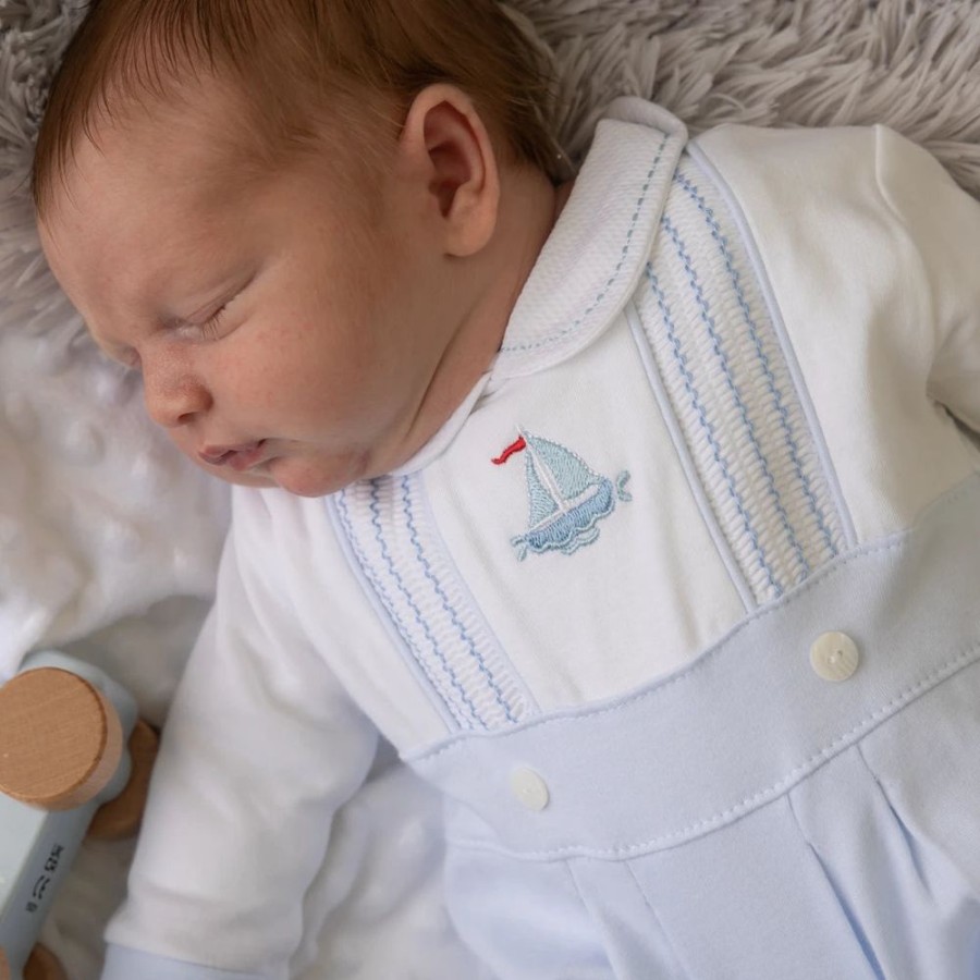 Clothing Dandelion Sleepsuits | Boat Sleepsuit | Little Boat Sleepsuit | Millie & Ralph