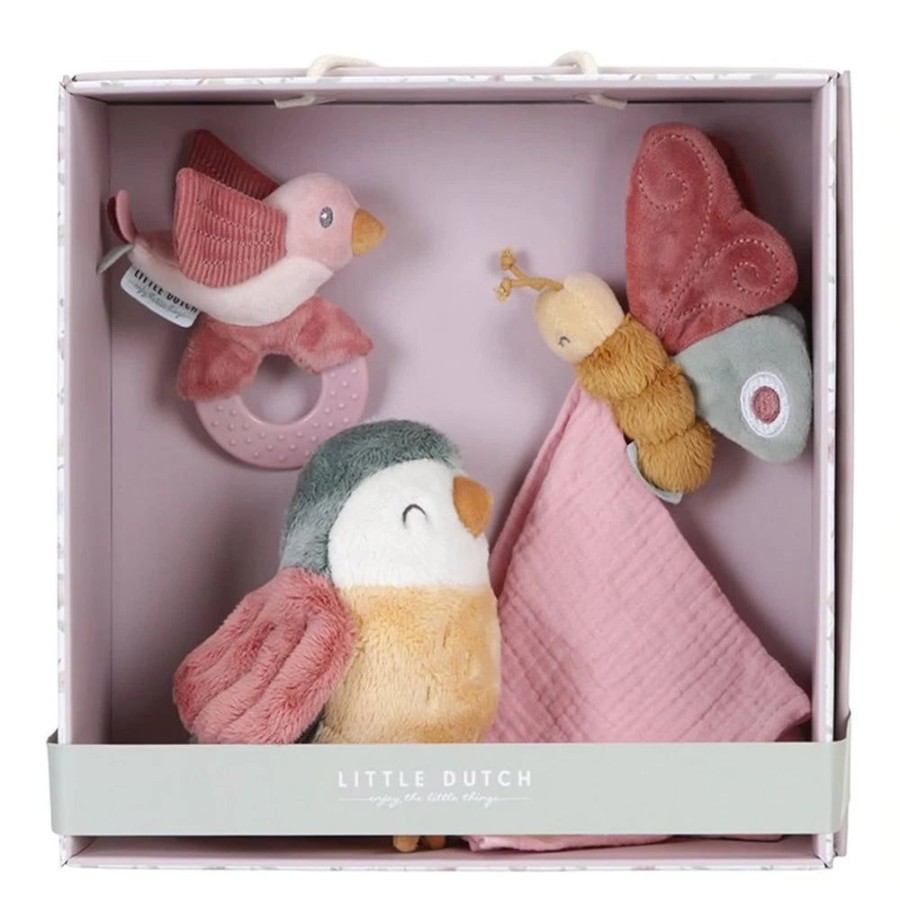 Nursery & Home Little Dutch Gifts | Little Dutch Baby Toys Gift Set - Flowers & Butterflies