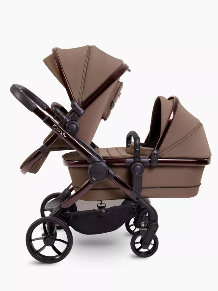 Prams & Pushchairs iCandy | Icandy Peach 7 Double Pushchair Bundle - Coco