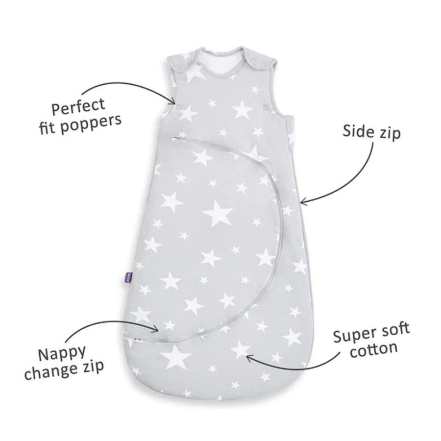 Nursery & Home Snuz Bedding & Sleepwear | Snuzpouch Sleeping Bag 2.5 Tog - White Star