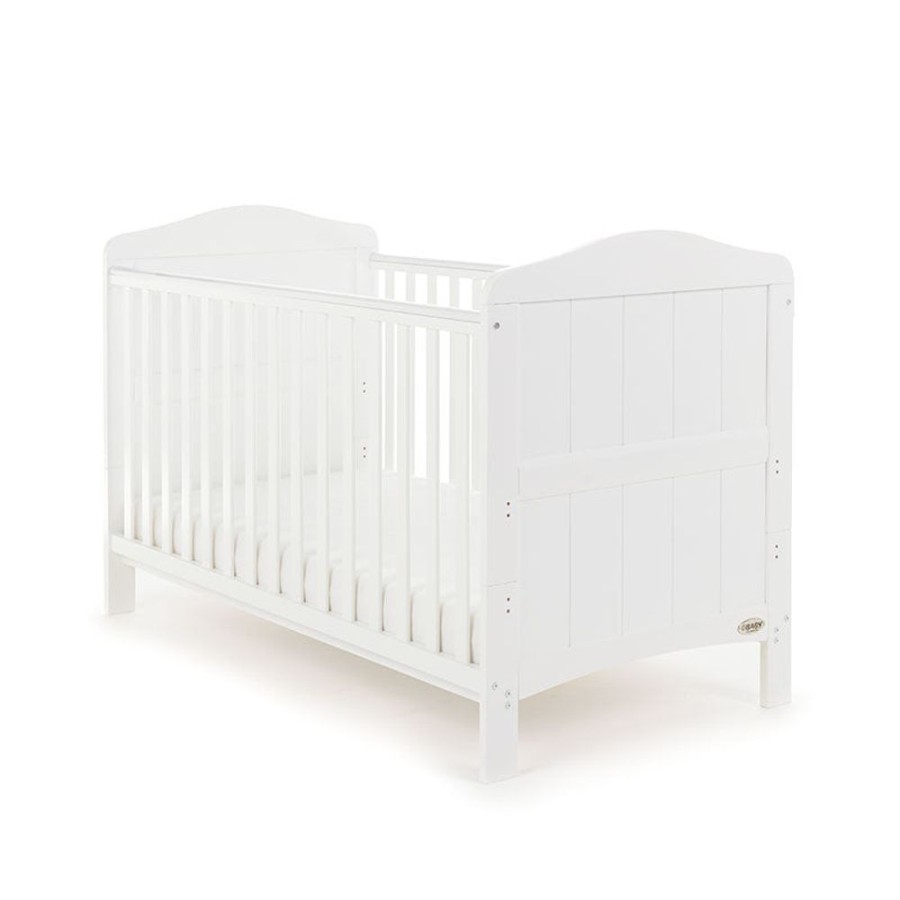 Nursery & Home Obaby Cots & Cotbeds | Obaby Whitby Cot Bed White | Obaby Whitby | Millie & Ralph