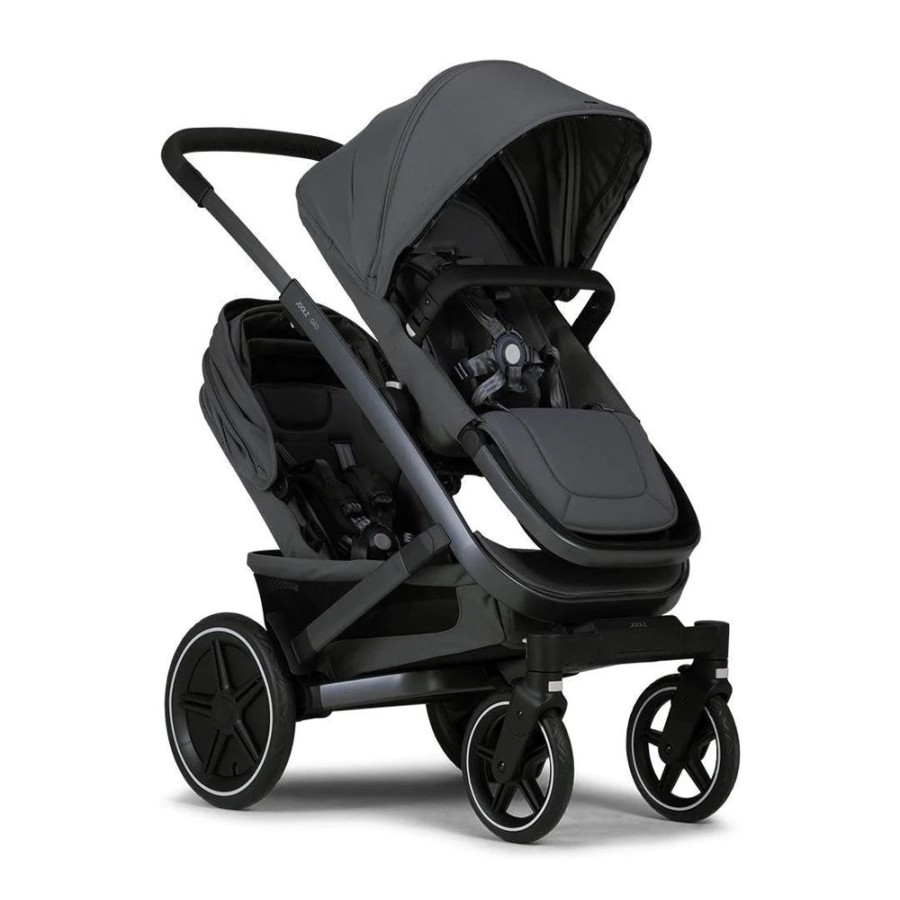 Prams & Pushchairs Joolz | Joolz Geo3 Twin Pushchair - Pure Grey