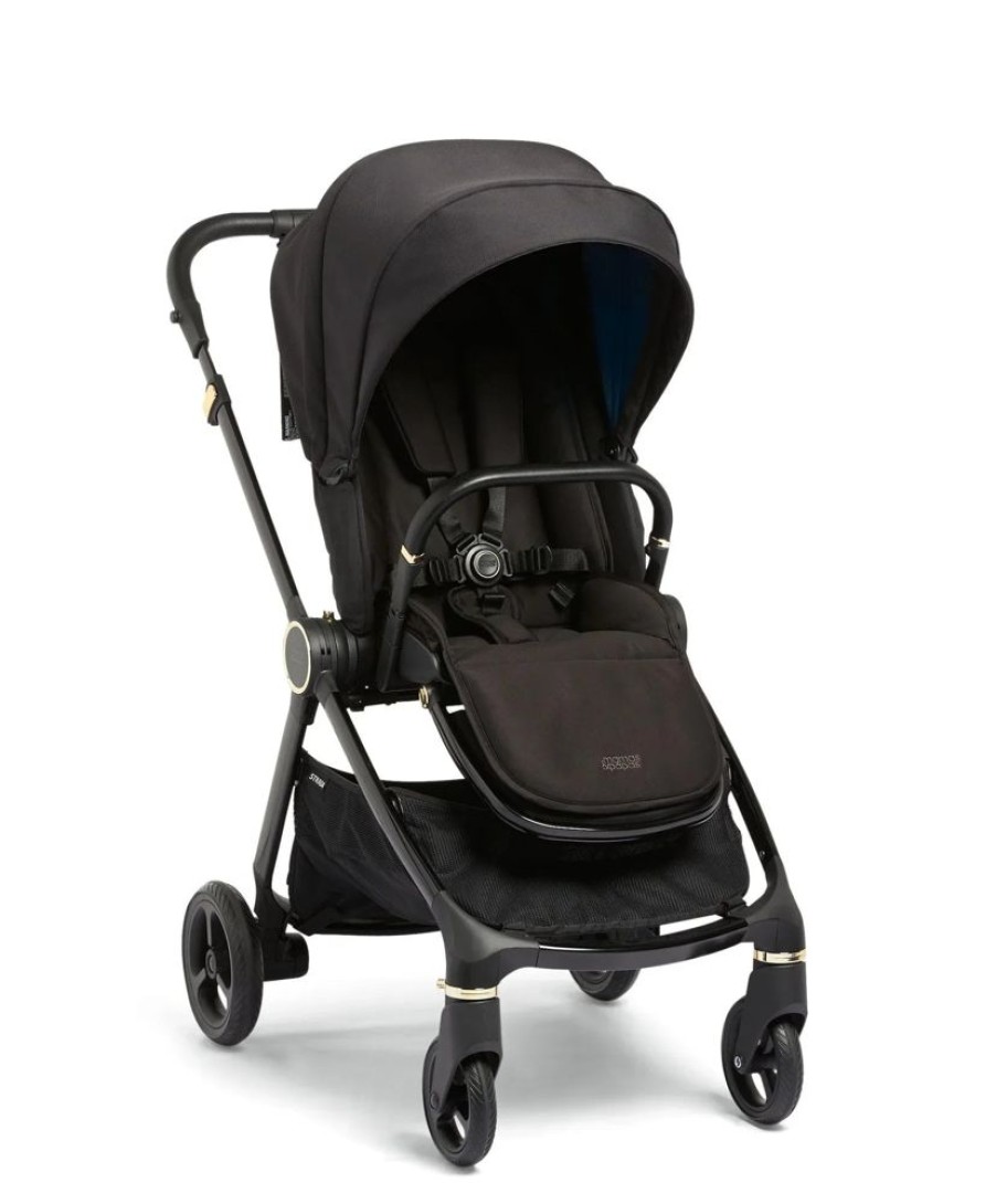 Prams & Pushchairs Millie & Ralph | Mamas & Papas Strada Pushchair 6 Pc Essentials Bundle - Black Diamond